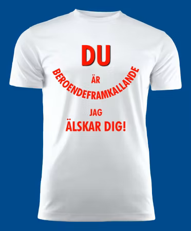 3002 T-shirt med färdiga budskap