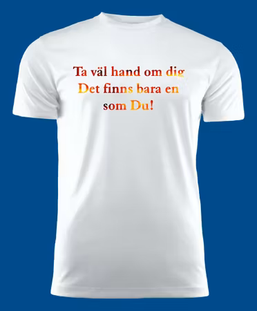3005 T-shirt med färdiga budskap