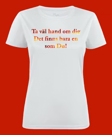 3005 T-shirt med färdiga budskap