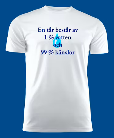 3007 T-shirt med färdiga budskap