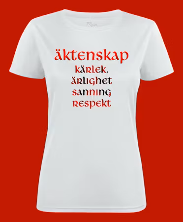 3013 T-shirt med färdiga budskap