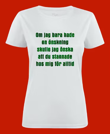 3018 T-shirt med färdiga budskap