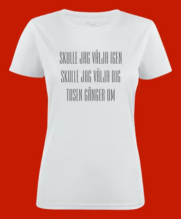 3019 T-shirt med färdiga budskap