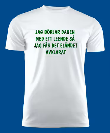 3026 T-shirt med färdiga budskap