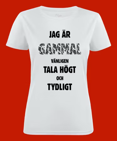 3027 T-shirt med färdiga budskap