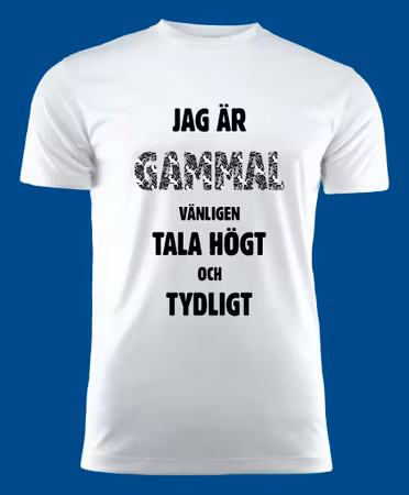 3027 T-shirt med färdiga budskap