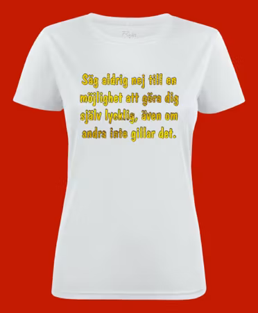3028 T-shirt med färdiga budskap