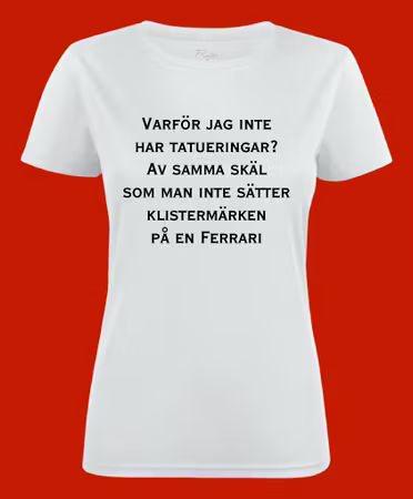 3034 T-shirt med färdiga budskap