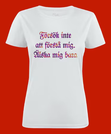 3038 T-shirt med färdiga budskap