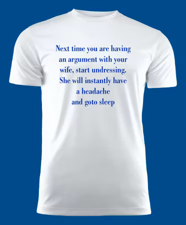 3042 T-shirt med färdiga budskap