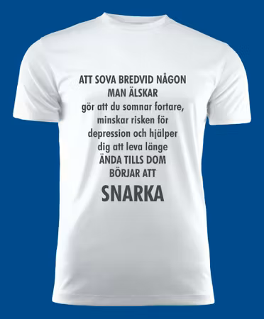 3043 T-shirt med färdiga budskap