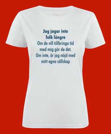 3049 T-shirt med färdiga budskap