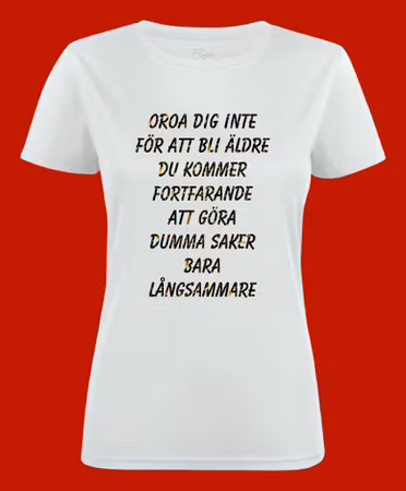 3050 T-shirt med färdiga budskap