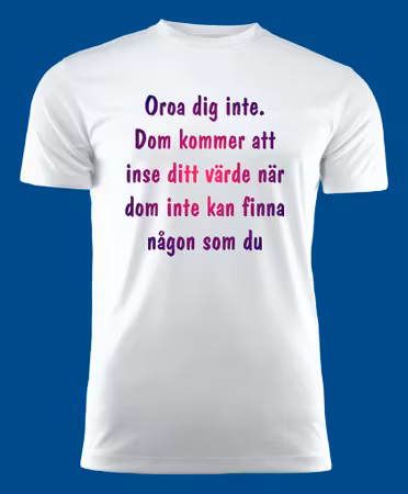 3053 T-shirt med färdiga budskap