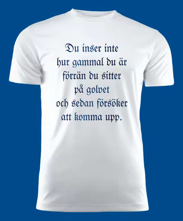3055 T-shirt med färdiga budskap