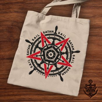 Sail Satan Natural Tote Bag