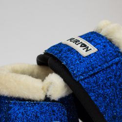 BOOTS | Furion boots med fluff, blå L