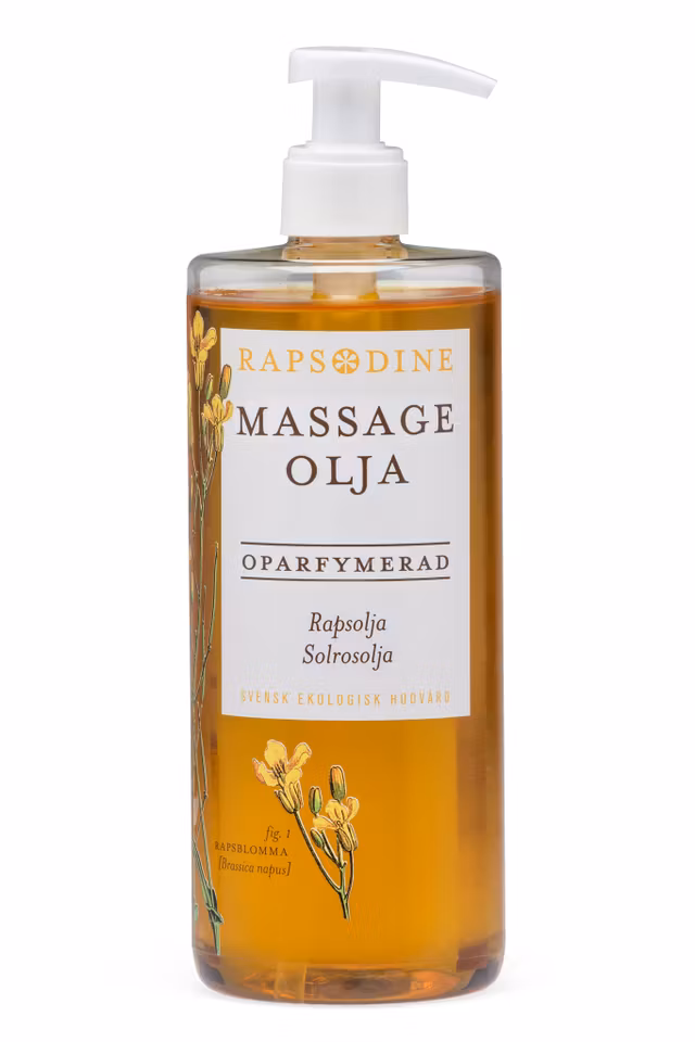 Rapsodine Massageolja Oparfymerad