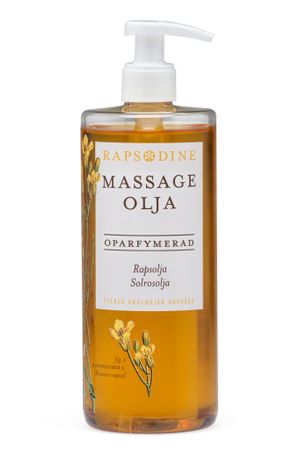 Rapsodine Massageolja Oparfymerad