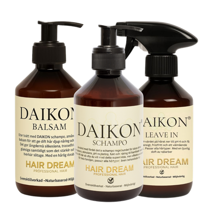 DAIKON Set - Schampo - Balsam - Leave In