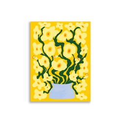 Yellow Yellow Poppies Poster