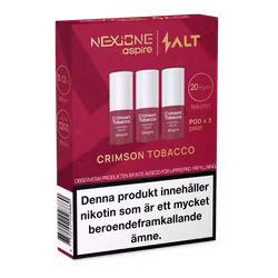 Salt Nexi Crimson Tobacco 20mg/ml - 3 Pods