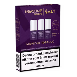 Salt Nexi Midnight Tobacco 20mg/ml - 3 Pods