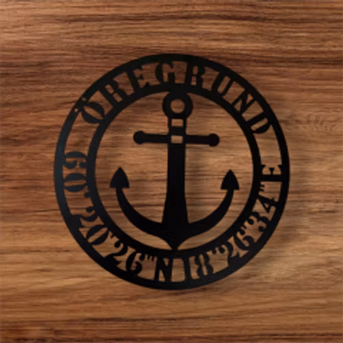 Emblem Öregrund Svart