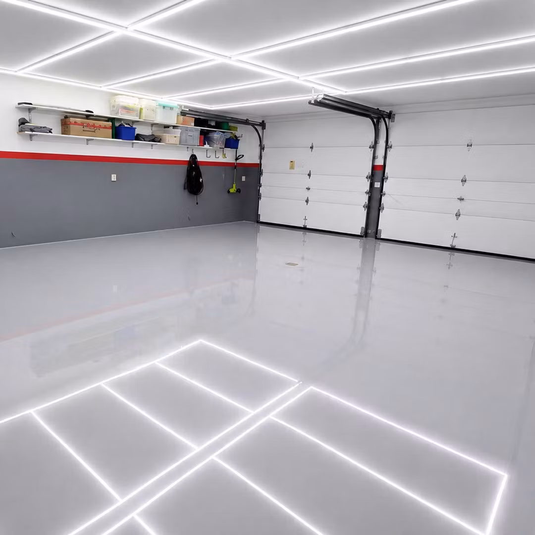 Dubbelgarage Köping | Epoxigolv PRO