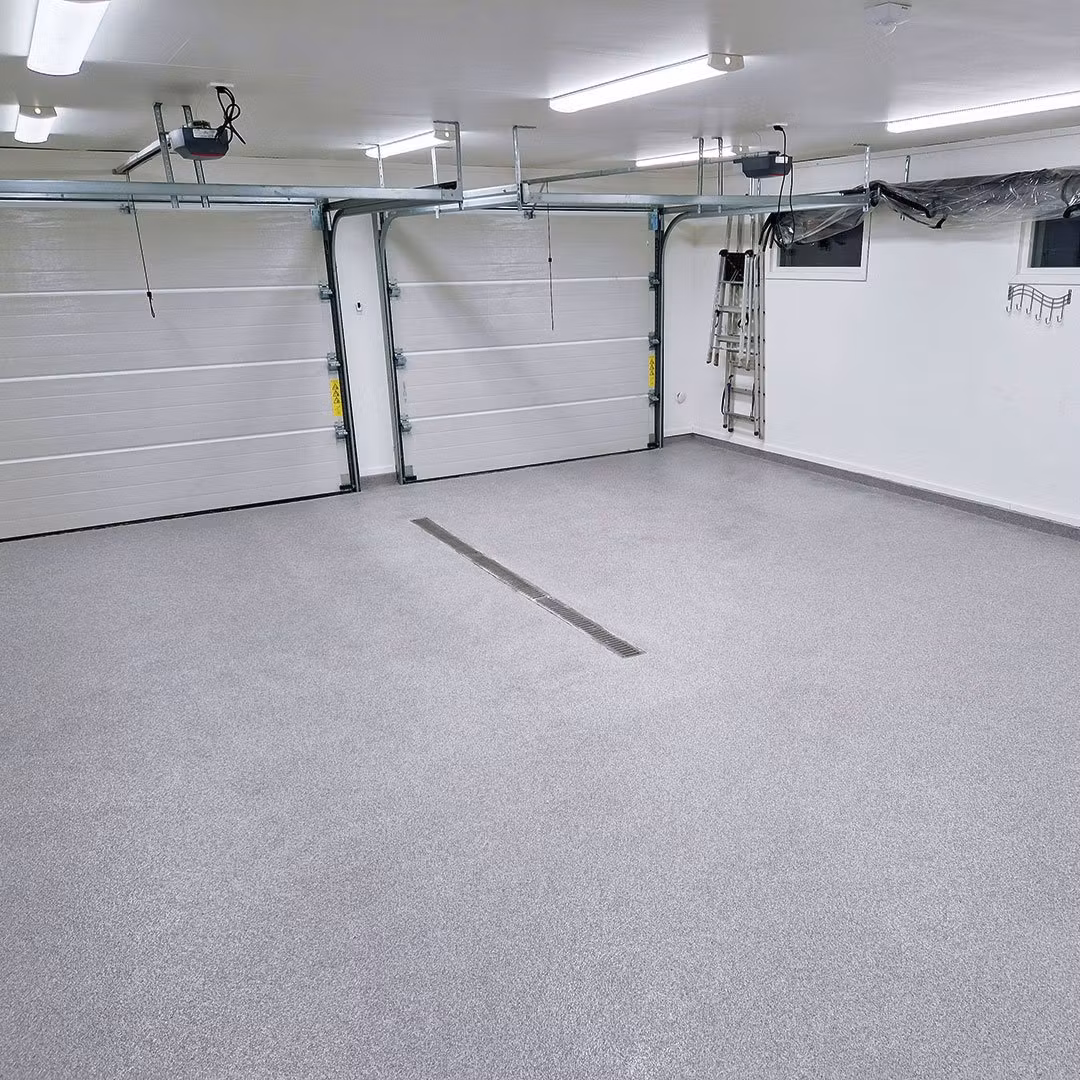 Garage Eksjö | Färgsandsgolv