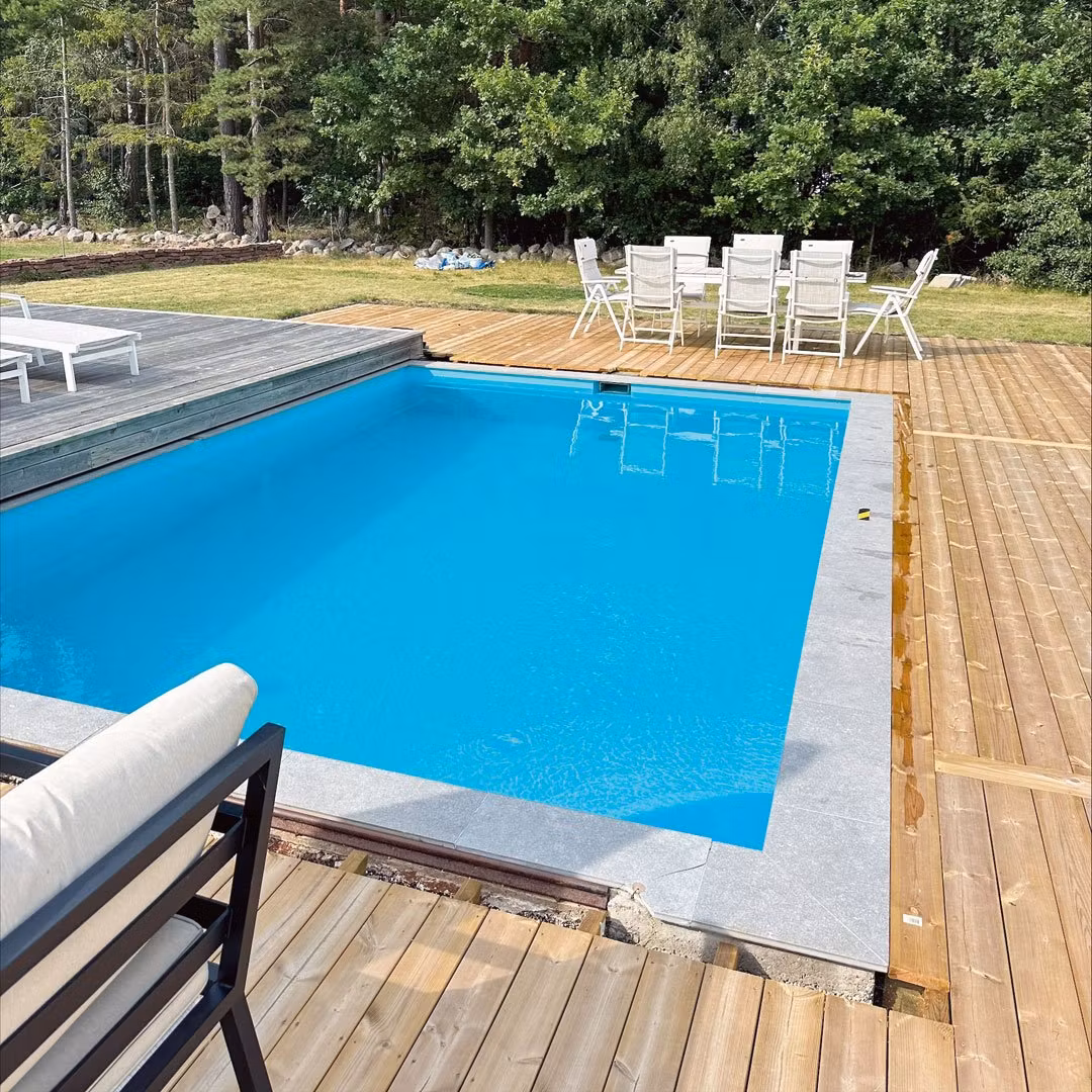 Betongpool Färjestaden | Poolfärg