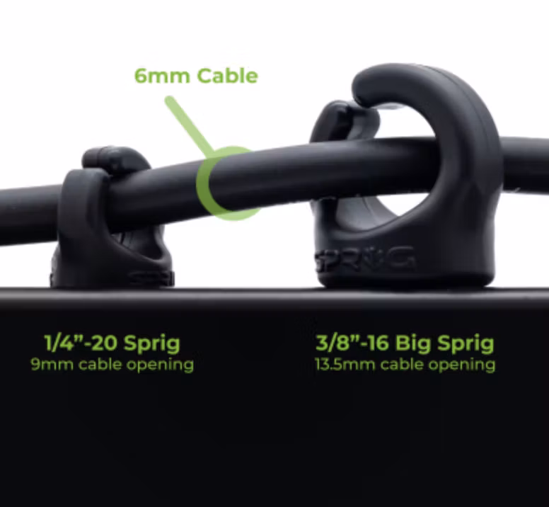 SPRIG Pink Value pack 10x 1/4-20 Sprigs + 5x 3/8-16 Big Sprigs