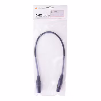 DMX-kabel Admiral, 5-pol 1m