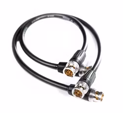 BNC Kabel 30cm rak 12G, Dwarf Connection