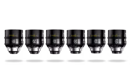 DZOFILM Vespid Prime2 18/24/35/50/85/105mm PL Black Case 6pcs Metric