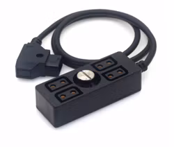 60cm Straight D-TAP Splitter to 4*B Mount with 1/4"-20 Screw