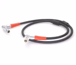0.3m 360° Rotatable Plug 4 Pin Right-angle 4 Pins ARRI WCU-4 wireless follow focus motor cable LBUS cable