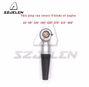 0.3m 360° Rotatable Plug 4 Pin Right-angle 4 Pins ARRI WCU-4 wireless follow focus motor cable LBUS cable