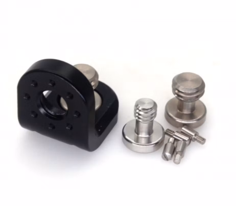 90° Support Bracket with Thread Hole& Locating Hole*8 with Screws for Mounting Wireless Transmitter/Monitor