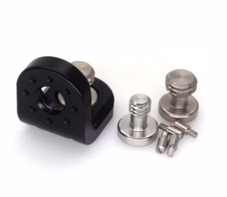 90° Support Bracket with Thread Hole& Locating Hole*8 with Screws for Mounting Wireless Transmitter/Monitor