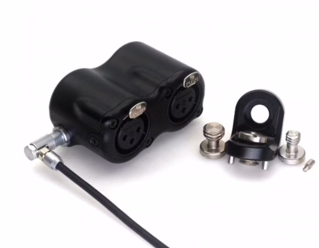 6Pin to Dual XLR 3 Pin Female Adapter for ARRI miniLF ALEXA 35 with 0.5m Two channel Audio Cable