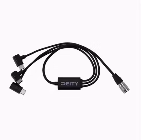 DEITY SPD-HR3U - 4-Pin to Triple USB-C Cable