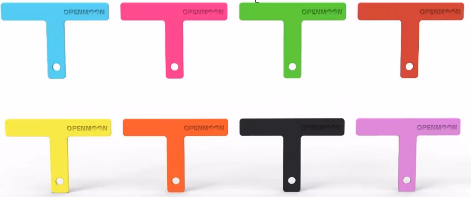 OPENMOON Mjuka T-Markers i Silicon säljs styckvis