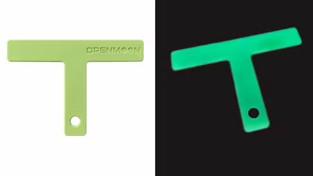 OPENMOON självlysande T-Marker i silicon