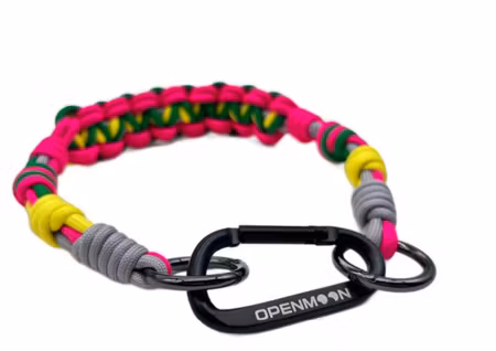 OPENMOON Woven lanyard Lanyard pink 48cm / Tejpsling