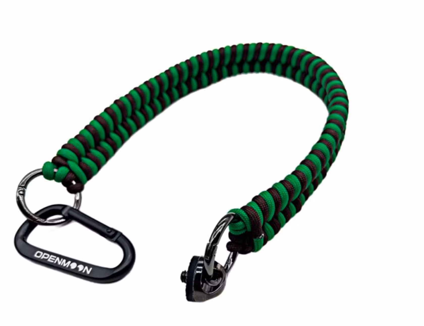 OPENMOON Woven lanyard Lanyard green&brown 50cm / Tejpsling