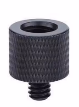 Adapterskruv 1/4"-3/8" svart