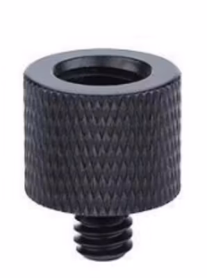 Adapterskruv 1/4"-3/8" svart