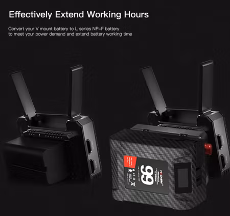 V-Lock till NPF, förläng tiden på tex trådlös länk