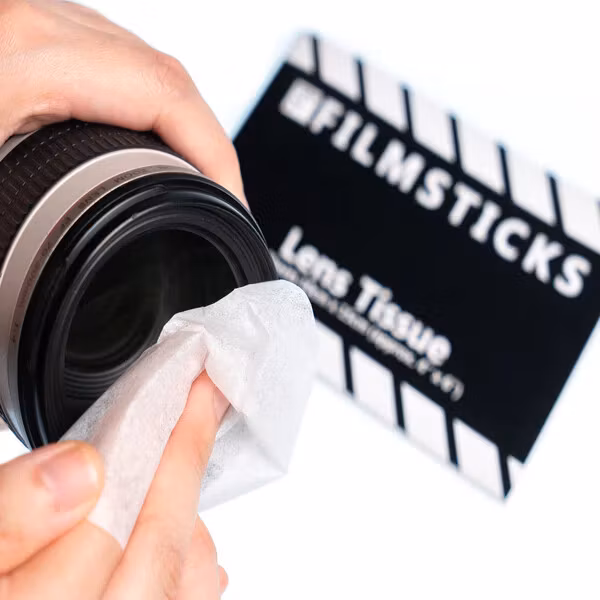 FILMSTICKS Lens Cleaning Tissue Booklet för linstvätt och rengöring